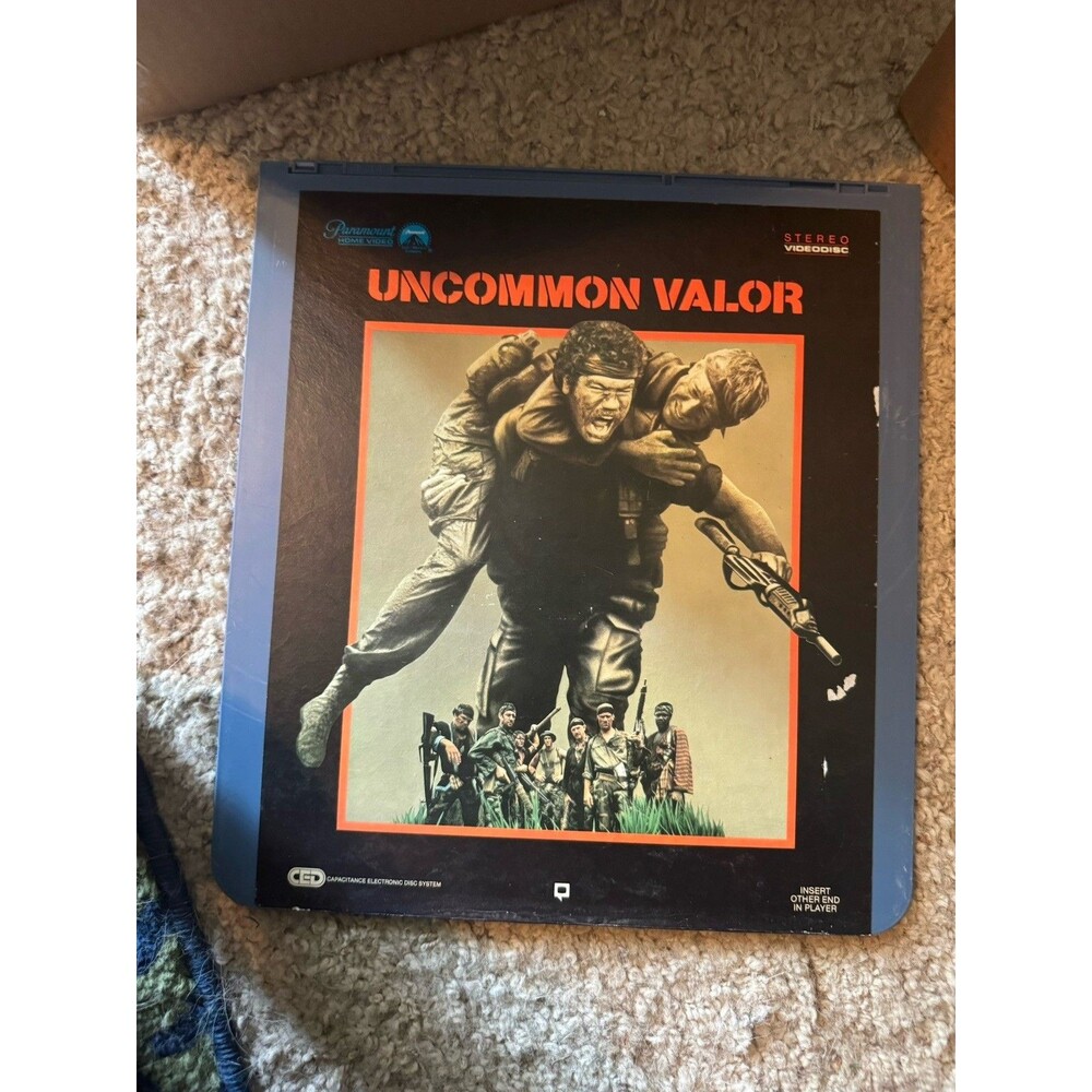 Vintage Uncommon Valor CED VideoDisc RCA SelectaVision Paramount Home Video